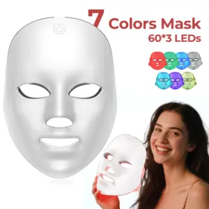 7 Color Facial LED Mask Red Light Therapy Anti Aging